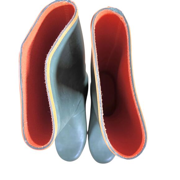 Polo Ralph Lauren Proprietor Kids Rubber Rain Boots Size 4 - Picture 11 of 13